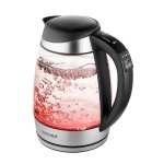 Wasserkocher Concept RK4120 1,7 L 2200 W Schwarz Edelstahl Glas