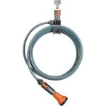 Gartenschlauch Spirale Gardena 7,5 m mit integriertem Halter und Anschlussset