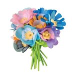 Kit di Ricarica Smoby Flower Market - 95 Pezzi Per 16 Fiori Multicolori