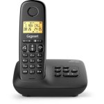 Telefone DECT Gigaset Basic 100a Preto Alto-falante Mãos Livres 11h