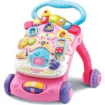 Andador de actividades VTech Super Talking 2 en 1 Rosa con panel musical desmontable