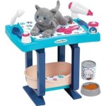 Table de Toilette ECOIFFIER Jeu de Role avec Chat Peluche et 18 Accessoires