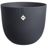 Vaso Elho Sereh Round 60 Nero Ø59cm 110L Polipropilene Riciclato Resistente UV