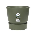 Jardinière Elho Greenville Verte Ø55 x H50 cm Extérieur Résistante Gel UV
