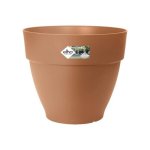 Jardinière Elho Vibia Campana Round 55 Ø55 74L Plastique Recyclé Drainage