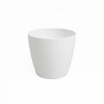 Macetero Artevasi San Remo 30 cm Blanc Mat Plastique Résistant Intérieur Extérieur