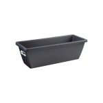 Vaso da fiori Elho Barcelona Balconnière 40 Rettangolare Antracite Plastica Riciclata
