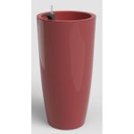 Artevasi Jardinière avec support Santorini Plastique UV Rouge Brillant 72L Système autorrigation