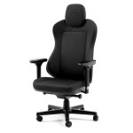 Cadeira Gaming Noblechairs Aura Black Edition Couro Híbrido Reclinável 125°