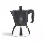 Cafetera Italiana BRA 12 tazas para estufa con base inducción completa