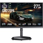 Écran PC Cooler Master GM27QPA 27" QuadHD 240Hz IPS HDR400 Hauteur réglable 1ms