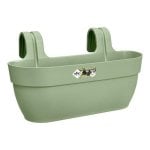 Vaso da Balcone Elho Vibia Campana Easy Hanger Large Verde Pistacchio 7,5L