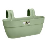 Jardinière de balcon Elho Vibia Campana Easy Hanger Large Vert Pistache 7,5L