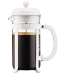 Caffettiera a stantuffo Bodum Java 1 L bianco crema vetro inox
