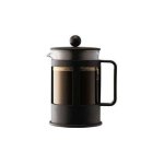 Caffettiera a stantuffo Bodum Kenya 0,5 L nera vetro borosilicato inox