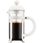 Caffettiera a stantuffo Bodum Java 0,35 L bianco crema vetro borosilicato