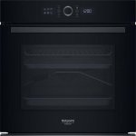 Einbaubackofen Hotpoint HA4S80PM0BA Pyrolyse 73L 60cm A+ AirFry Dampf Schwarz