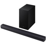 Barra de Som Samsung HW-B450F 2.1 300W Bluetooth Q-Symphony Dolby Atmos Preta