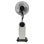 Ventilador de Pie Oceanic 3 en 1 95W 40cm 3 Velocidades con Nebulizador Ionizador Mando Temporizador