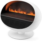 Aquecedor Cerâmico Stadler Form Erik 1500W Efeito Lareira LED