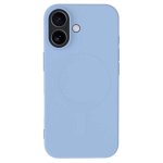Funda para móvil BigBen Connected Silicona Mate Azul Celeste MagSafe para iPhone 17
