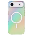 Bigben Hybrid MagSafe TPU+PC Hülle Transparent Irideszent für iPhone 17 Air