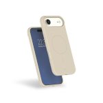 Cover Force Case Silicone Rinforzata Beige Opaca per iPhone Air MagSafe