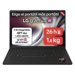 Portátil LG Gram 16" AMD Ryzen AI 7 445 32GB 512GB SSD Radeon Graphics Sin SO