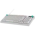 Teclado Logitech G316 X 98 mecânico RGB com cabo destacável inglês internacional