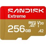 MicroSD-Karte SanDisk Extreme SDSQXH9-256G-GZ6MA 256GB UHS-I A2 U3 V30
