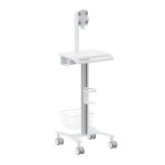 Kimex Carro Para Equipos Médicos Con Soporte Para Tablets 7.9"-11"