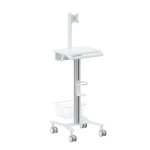 Kimex Carro Para Equipos Médicos Con Soporte Para Monitor 17"-27"