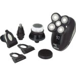Afeitadora Facial Jocca 1602 Inalámbrica 60min Seco y Mojado 3 Ajustes 5 Cabezales
