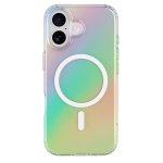 Capa Bigben Híbrida TPU PC Iridescente Holográfica Antichoque para iPhone 17