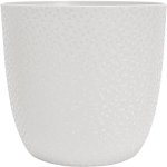 Pote EDA Opale Blanche Ivoire Ø29,5 cm 14,8 L - Design Facettes