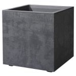 Bac carré Deroma Millennium 39 cm Antracite avec Réservoir d'eau