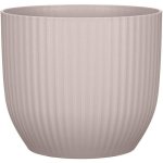 Jardinière ronde Deroma 231 Blush Rose 10L Ø27 cm Plastique léger