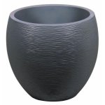 Pot rond EDA Graphit Ø50 cm 46 L Gris Anthracite Mate