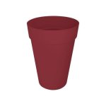 Jardinière Elho Loft Urban Rond Rouge 100% Plastique Recyclé 34x33,5x45 cm
