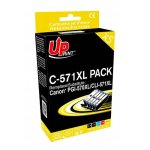 Pack 5 Cartouches Encre Compatible Canon PGI-570XL CLI-571XL UPrint