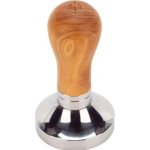 Tamper Eureka em Madeira de Oliveira 58 mm com Tápis