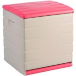 Baúl De Plástico 190 Litros Rosa Pink, 60 X 61 X 53 Cm, Baúl De Almacenaje