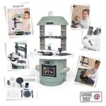 Cocina Infantil de Juguete Smoby Nova Verde con 13 Accesorios