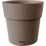 Maceta Stefanplast Ethica 40 cm con Depósito de Agua 2 L Gris