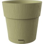 Vaso da giardino Stefanplast Ethica verde oliva riserva acqua 2L Ø40