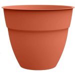 Pot ronde EDA Osaka Ø40 cm 28,3 L terracotta réservoir eau UV-gel