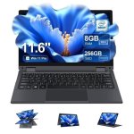 Portátil AMDEVPRO 2 em 1 11,6" Intel Core 6500Y 8GB 256GB SSD UHD 615 Windows 11 Pro