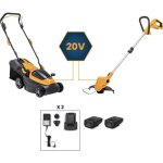 Kit Jardín Stiga ePower 20V Cortacésped Collector 136e y Desbrozadora GT 100e