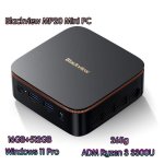 Mini PC Blackview MP20 AMD Ryzen 3 3300U 16GB 512GB SSD Vega 6 Windows 11 Pro Schwarz