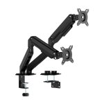 Aisens DT32TSR-451 Support Moniteur Bureau 2 Bras 17 à 32" VESA 75x75 à 100x100 Max 18Kg
